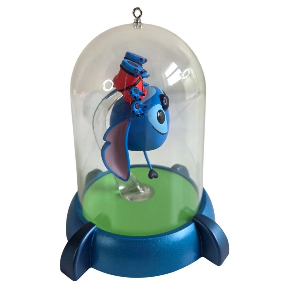 Funko Stitch Hallmark Terrarium Ornament With Glass Dome Display 2025 Disney - Picture 4 of 14